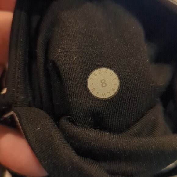 Lululemon Train Times Pant 25" Parallel Stripe Black White - Picture 6 of 10